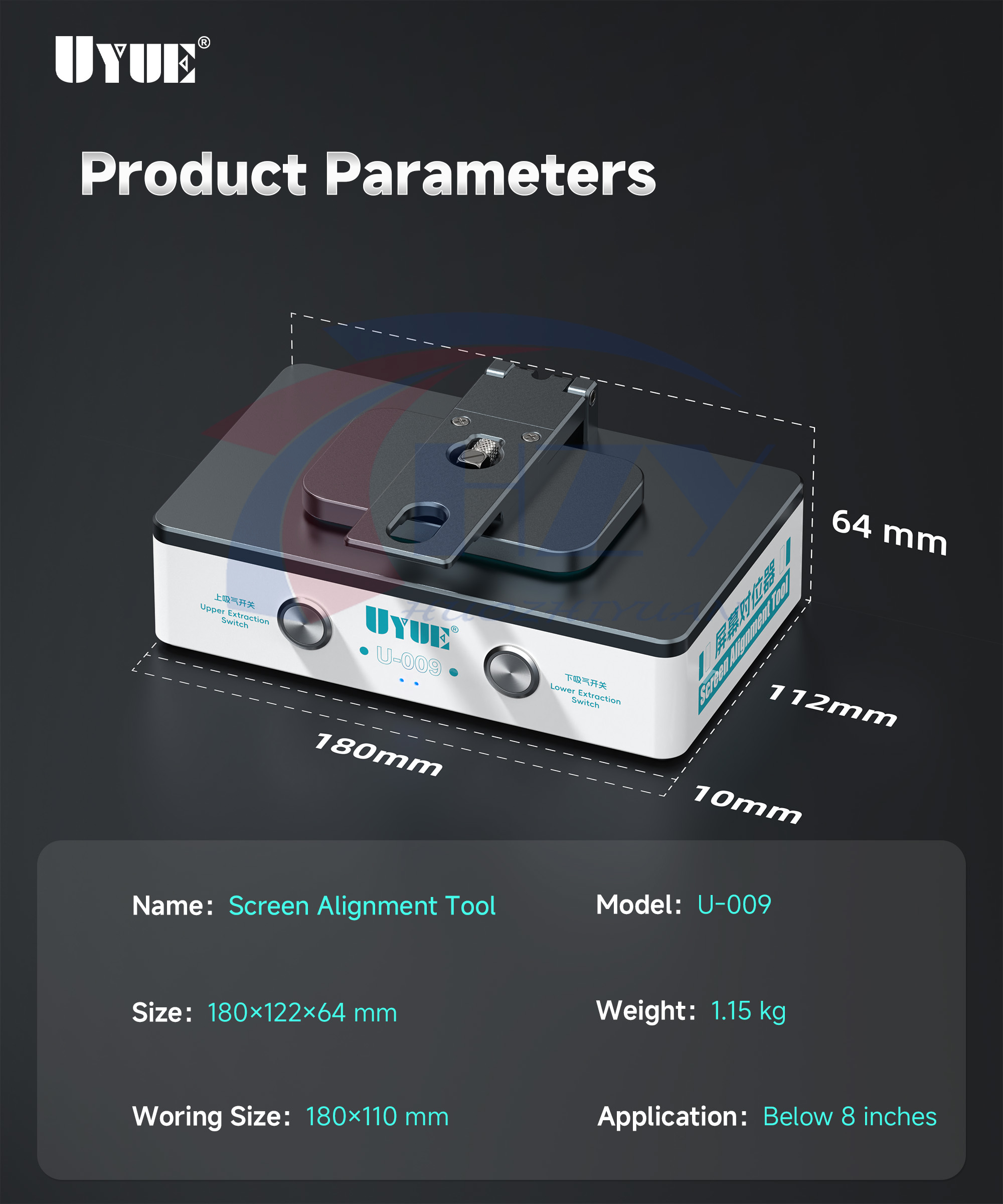 UYUE U009 Screen Alignment Too - Screen Alignment Tool 评论和价格