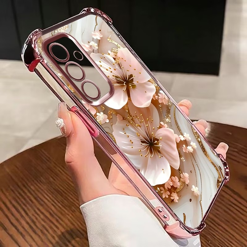 Electroplated Flower Clear Pho - Samsung Galaxy S24 评论和价格